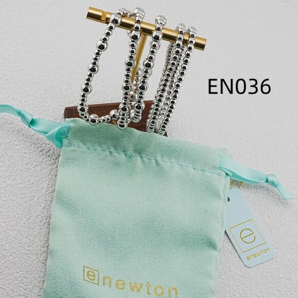 Enewton Platinum Bead Five-Piece Bracelet Set - Picture 4 of 5